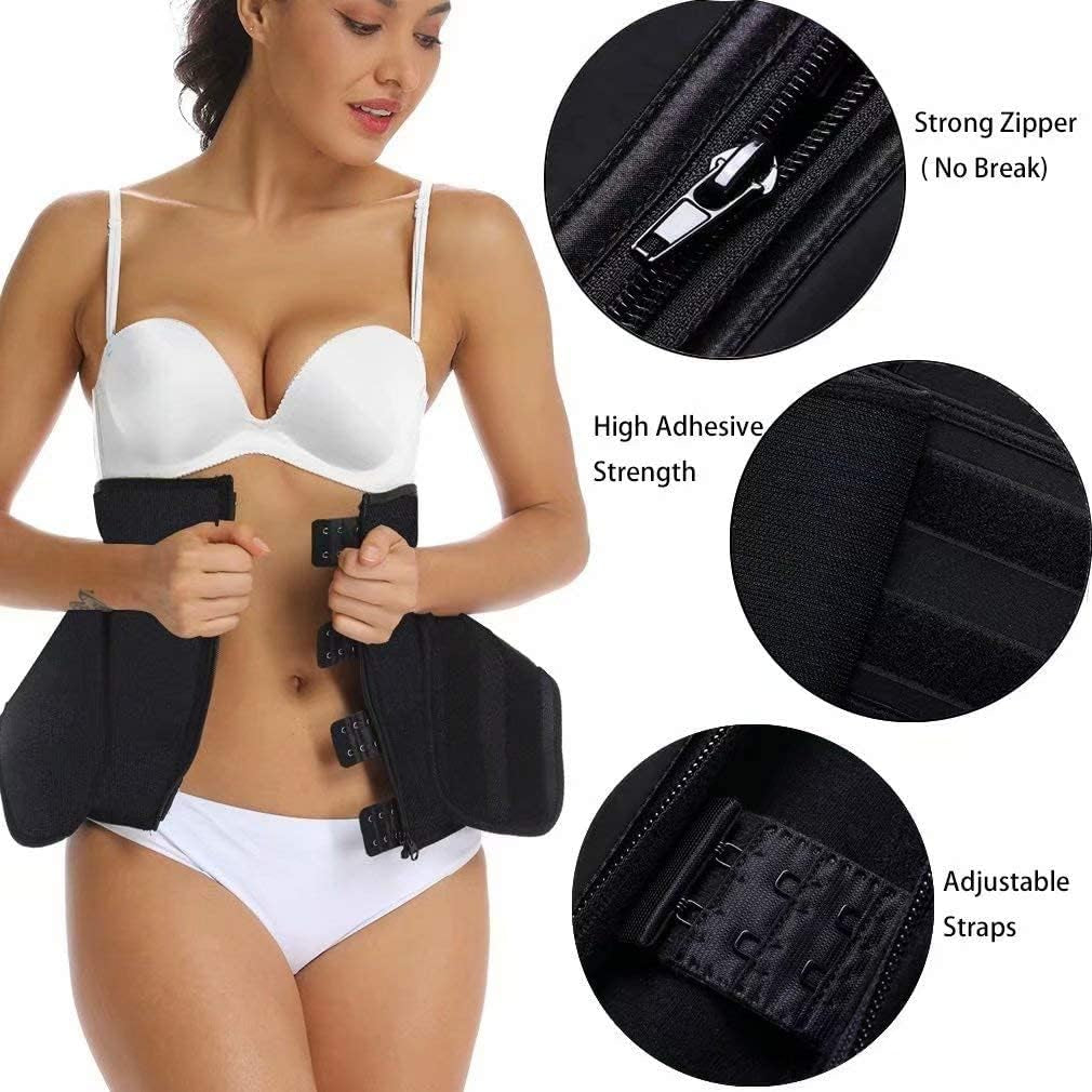 Woman wearing HOPLYNN trimmer belt under activewear