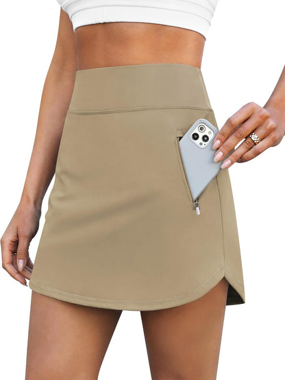 Athletic women's golf skirt styled for active lifestyle