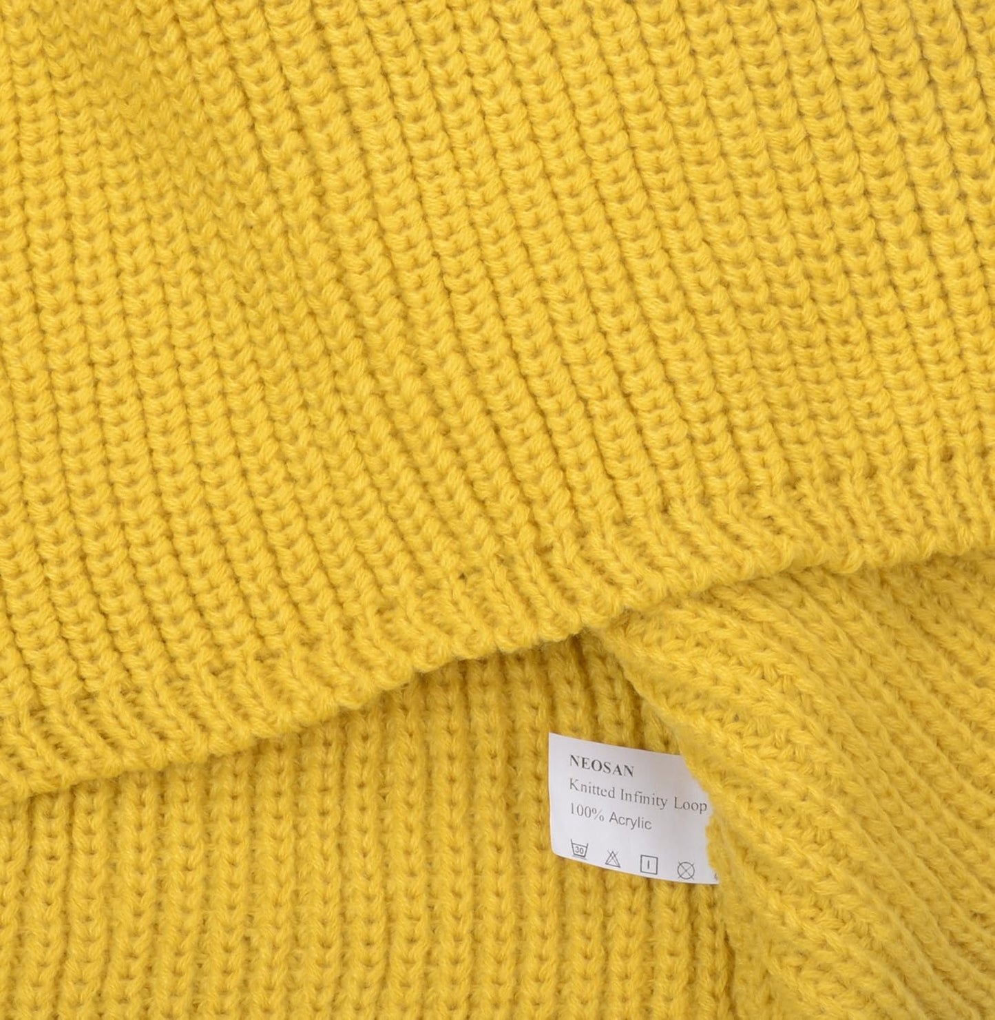 NEOSAN Womens Thick Ribbed Knit Winter Infinity Circle Loop Scarf