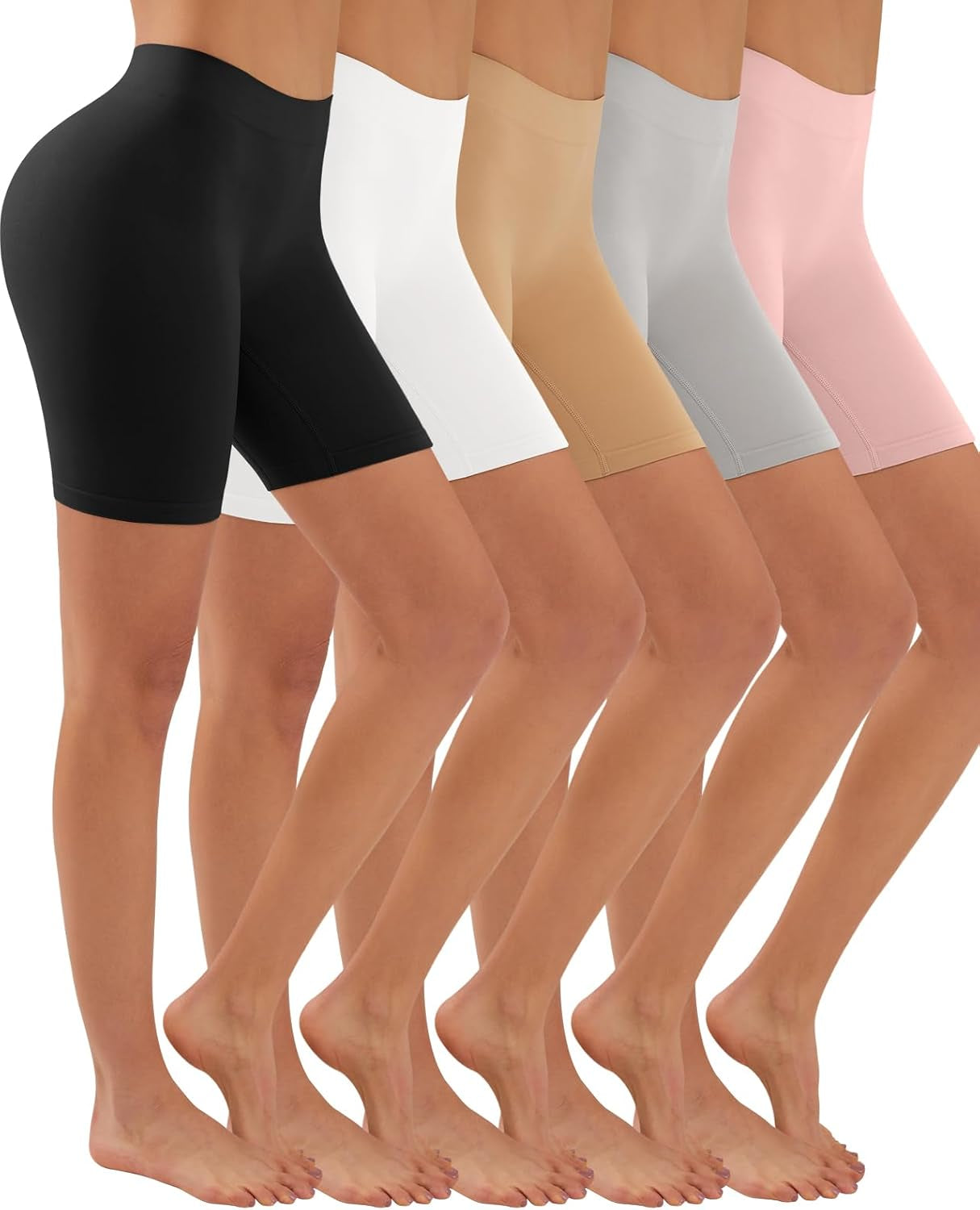 YADIFEN Slip Shorts for under Dresses Women Seamless anti Chafing Underwear Shaping Boyshort Smooth Thigh Biker Short Panties