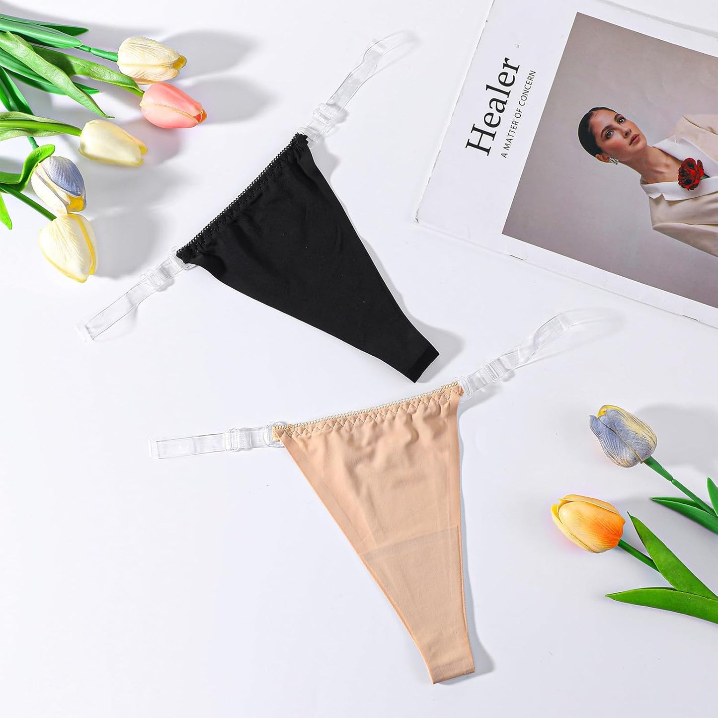 Women's invisible thong underwear comfortable fit