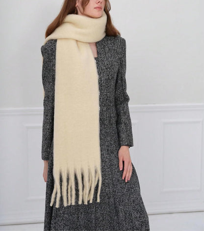 Women Chunky Scarf, Soft Warm Winter Scarf for Cold Weather, Christmas Blanket Scarves Pashmina Shawl Wrap