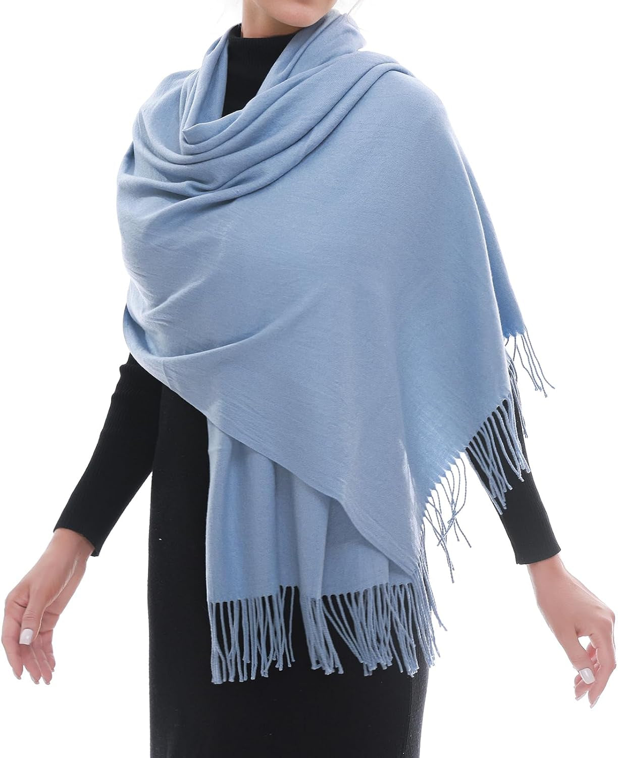 RIIQIICHY Scarf for Women Scarves and Wraps Winter Warm Pashmina Shawl for Cold Weather