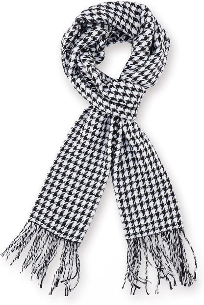 Vimate Plaid Scarf for Men Women Super Soft Classic Tartan Checkered Neck Scarves