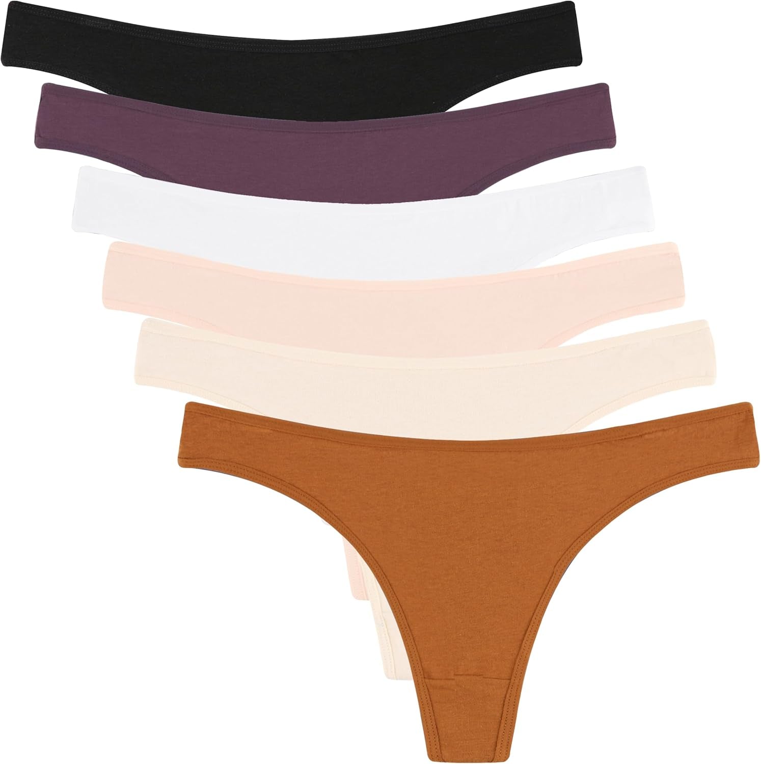 ELACUCOS cotton thongs multiple sizes available