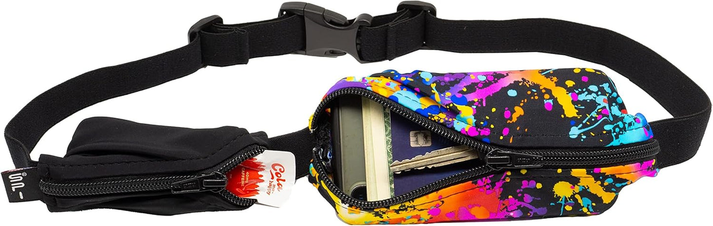 SPIbelt double pocket belt with expandable storage compartments