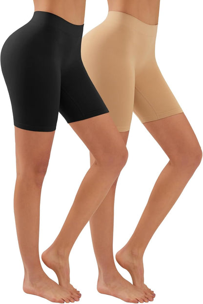 Biker short style anti-chafing underwear for under skirts