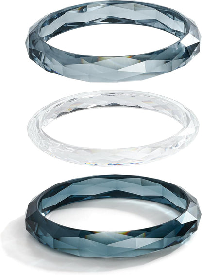 Acrylic Resin Bangles Bracelets for Women Wide Irregular Geometric Wristband Statement Bracelet Punk Chunky Acrylic Resin Bangle