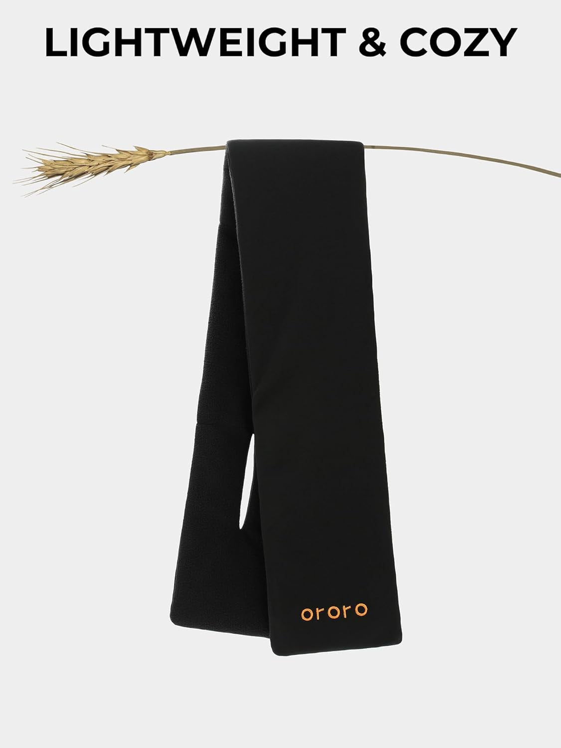 ORORO Heated Scarf, up to 12 Hours of Warmth, Heated Neck Warmer with Rechargeable Battery