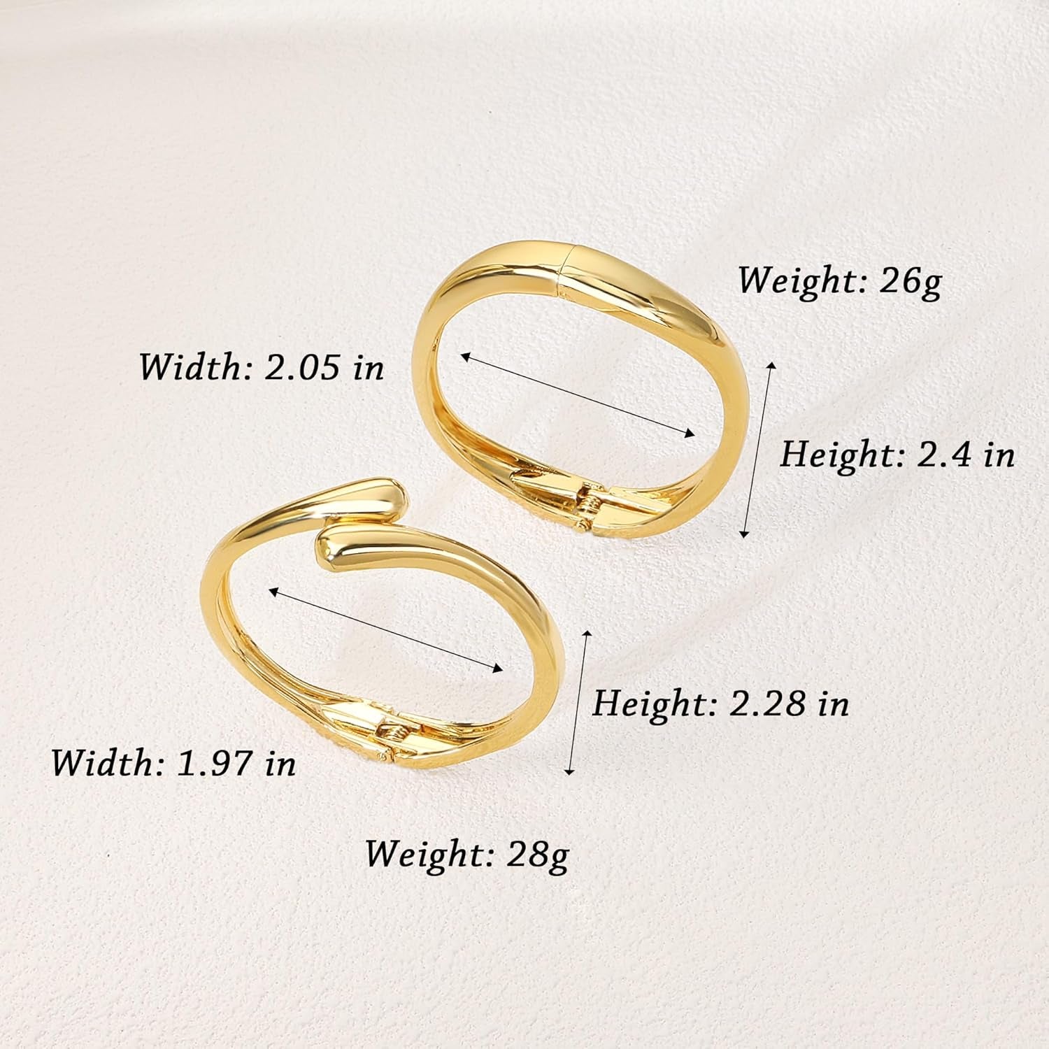 Gold Chunky Bracelet for Women, 14K Gold Plated Gold Bangle Bracelet Silver Chunky Bangles Bead Bracelets Gold Sack Gold Arm Cuff Pearl Jewelry Set Arm Cuff Jewelry