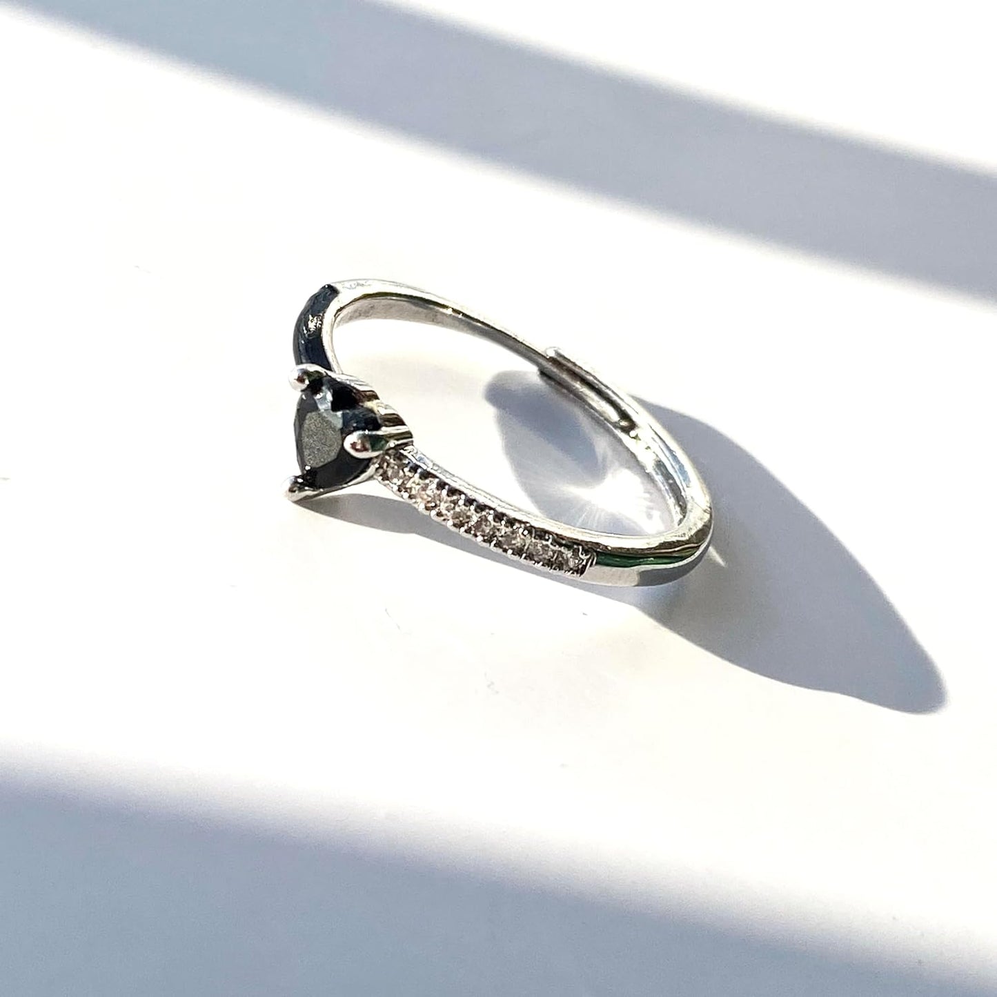 Self-reminder ring with meaningful love inscription for women