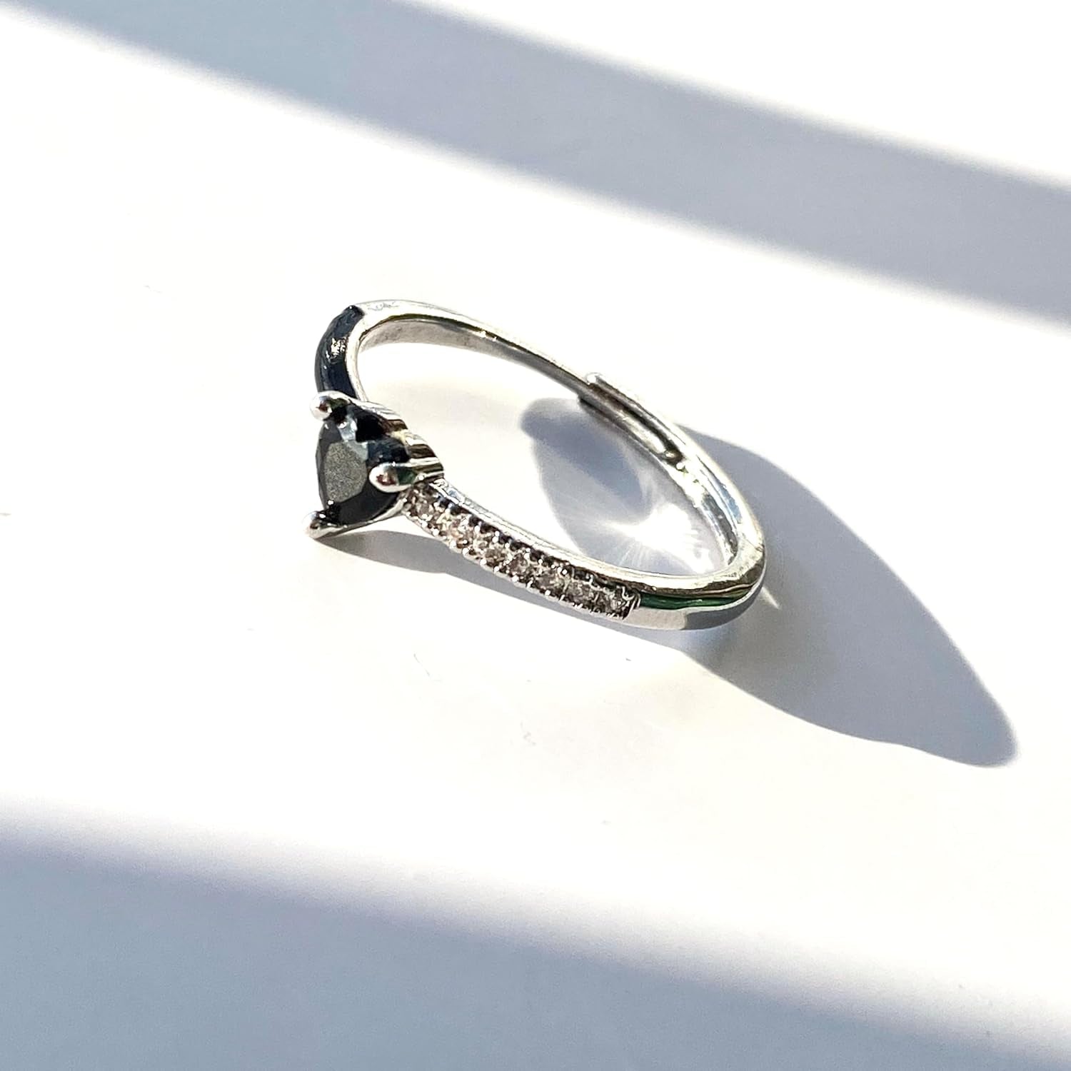 Self-reminder ring with meaningful love inscription for women
