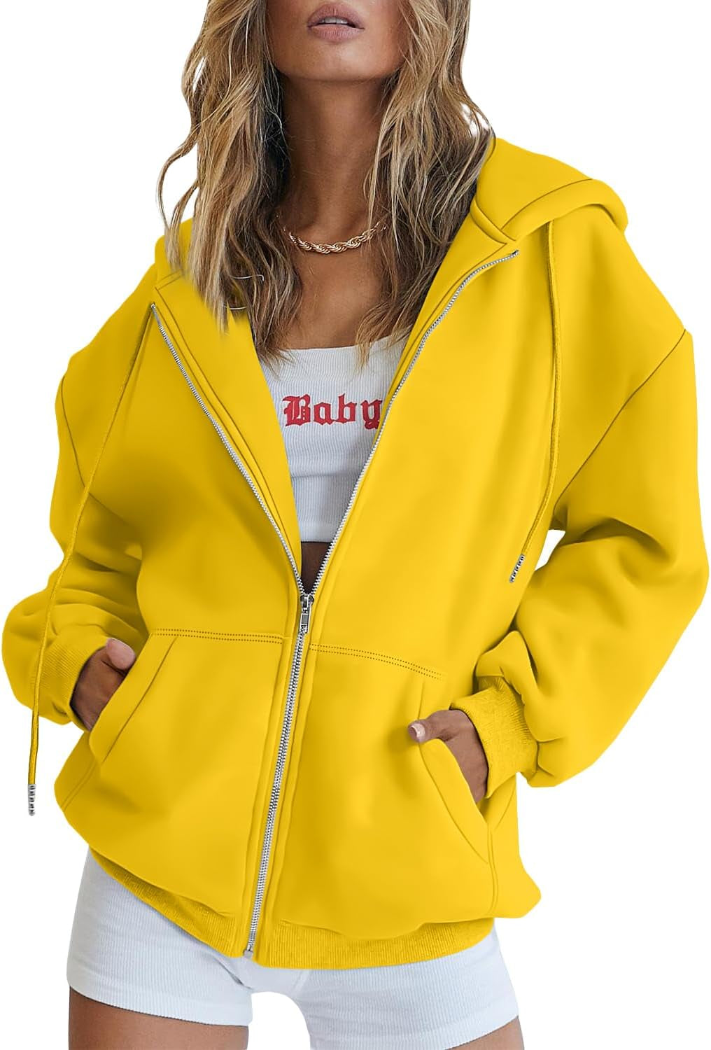 Detail of EFAN hoodie kangaroo pocket design and stitching