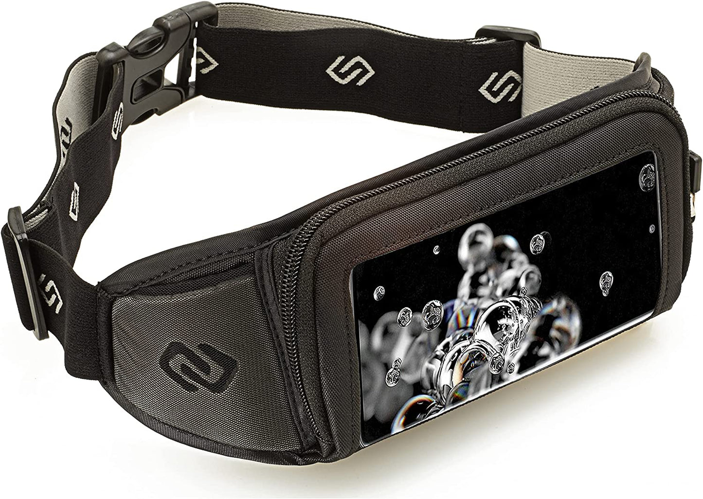 Sporteer phone belt compatible with various smartphone cases