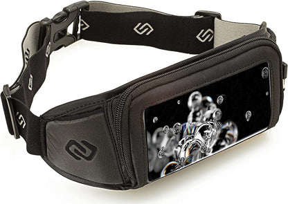 Sporteer phone belt compatible with various smartphone cases