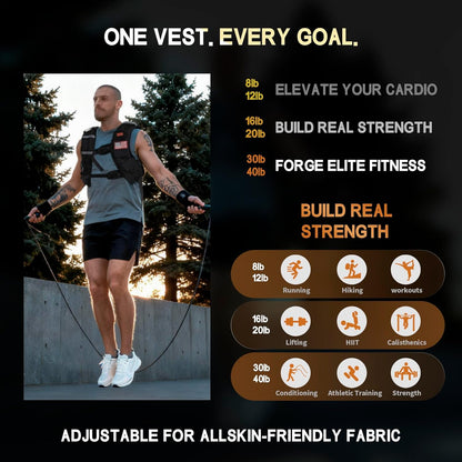 Running weighted vest with multiple pocket storage options