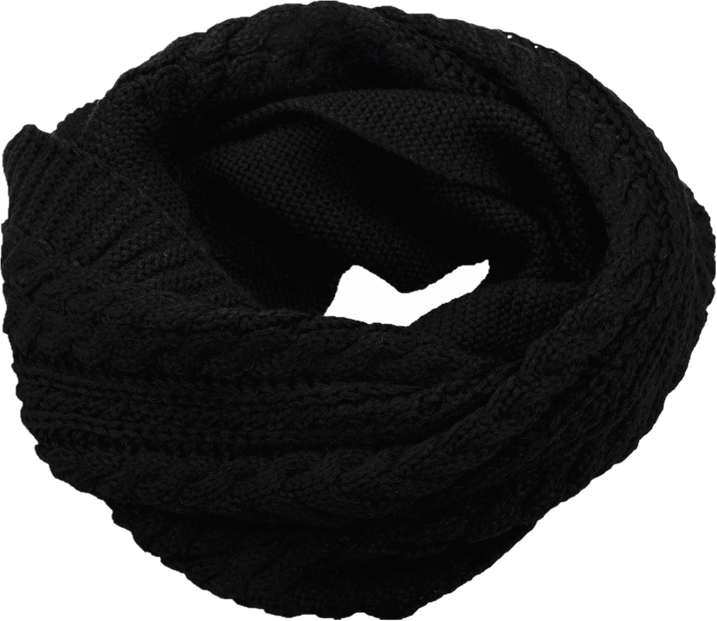 NEOSAN Womens Thick Ribbed Knit Winter Infinity Circle Loop Scarf
