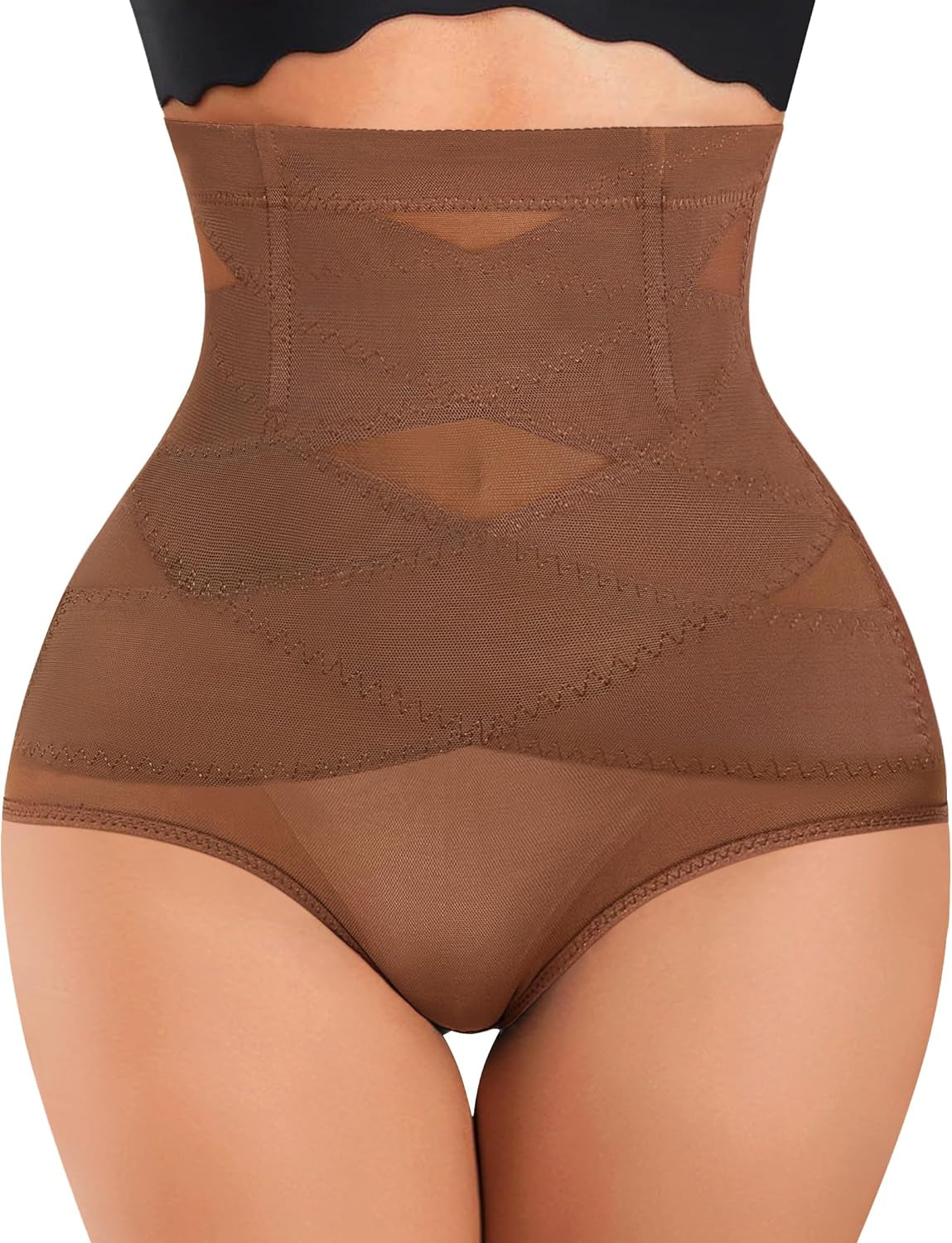 Nebility body shaper panty in various color options displayed