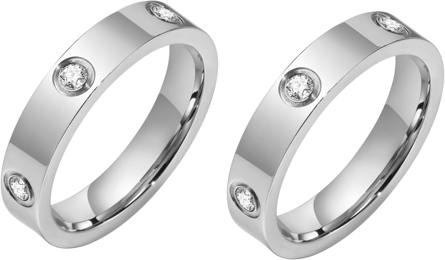 Gold wedding band ring for women with gemstone detail