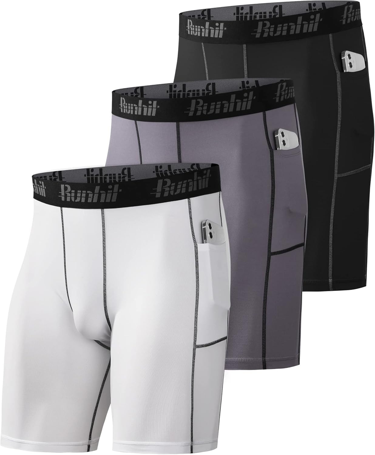 Runhit compression shorts sizing guide fit chart