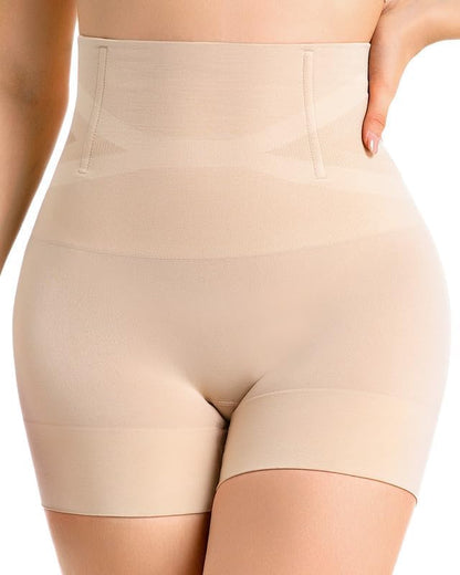 Unboxing video still of premium women's shapewear shorts package