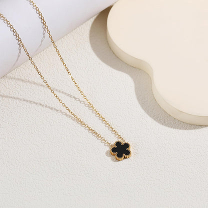 Four Leaf Clover Bracelet Set for Women - 18K Gold Plated Flower Lucky 4 Leaf Necklace Bracelet Earrings Jewelry Sets Gift for Women