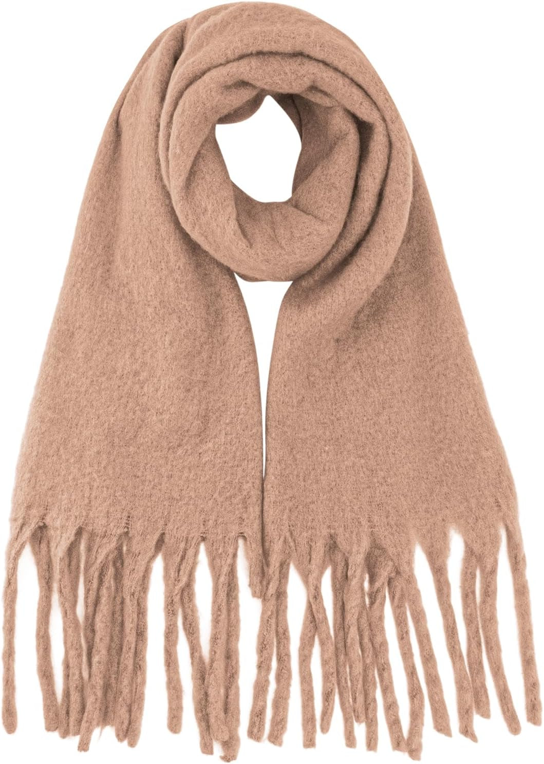 Missshorthair Thick Scarf for Women Big Chunky Colorful Blanket Fluffy Soft Scarves Winter Colorful Shawl Warps