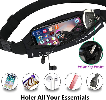 Lightweight runners fanny pack waist bag