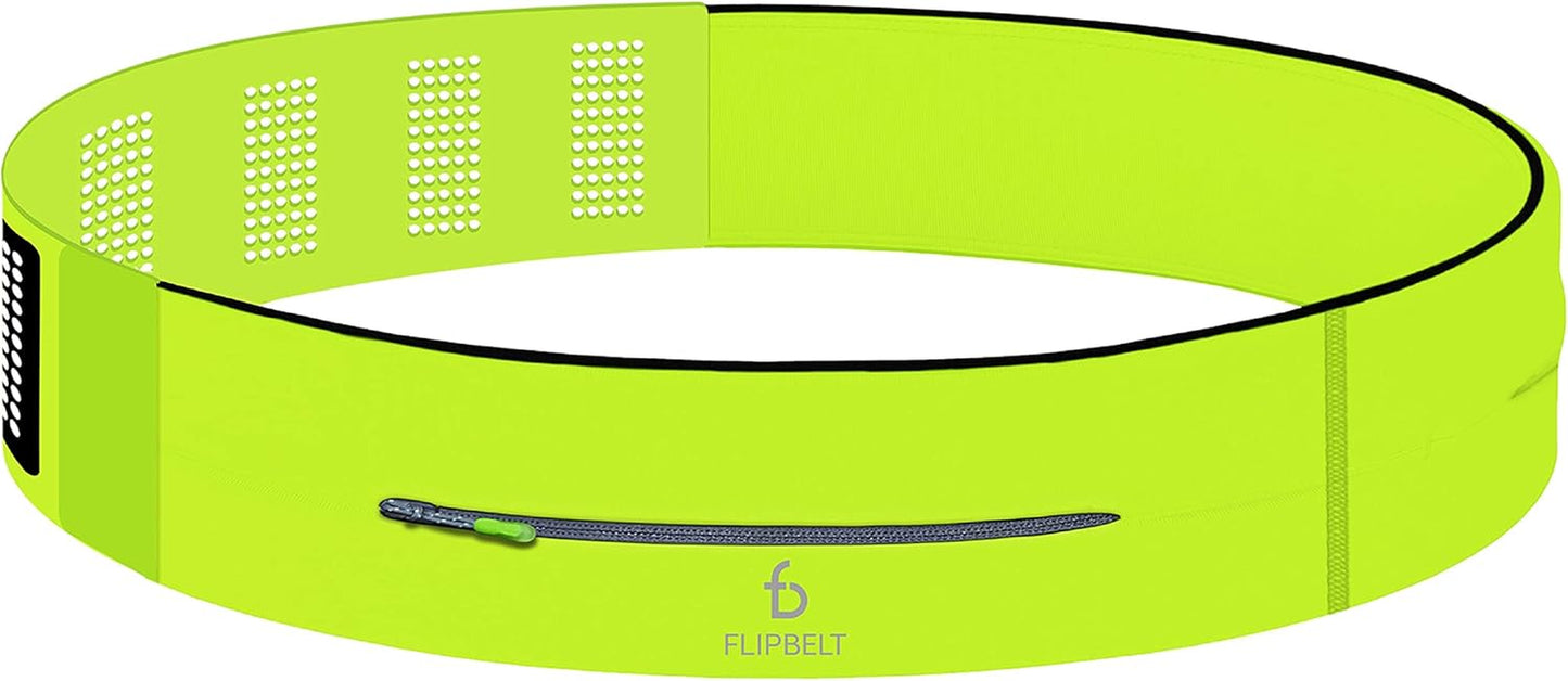 Flipbelt adjustable belt showcasing micropoly and lycra construction