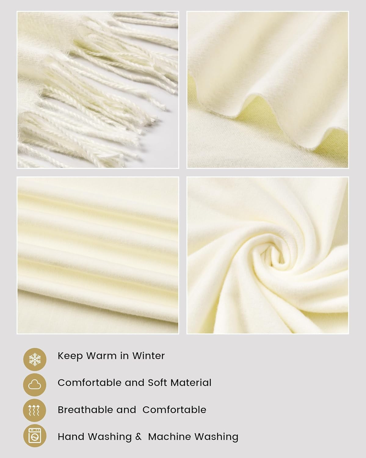 Scarfs for Women Pashmina Shawls and Wraps for Evening Dress Bridesmaid Wedding Bridal Winter Warm Long Large Scarves