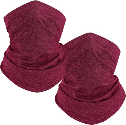 TICONN Neck Gaiter Face Cover Scarf, Breathable Sun & Wind-Proof for Skiing Fishing Hiking Cycling