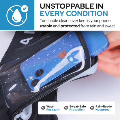 Lightweight adjustable running vest with waterproof material