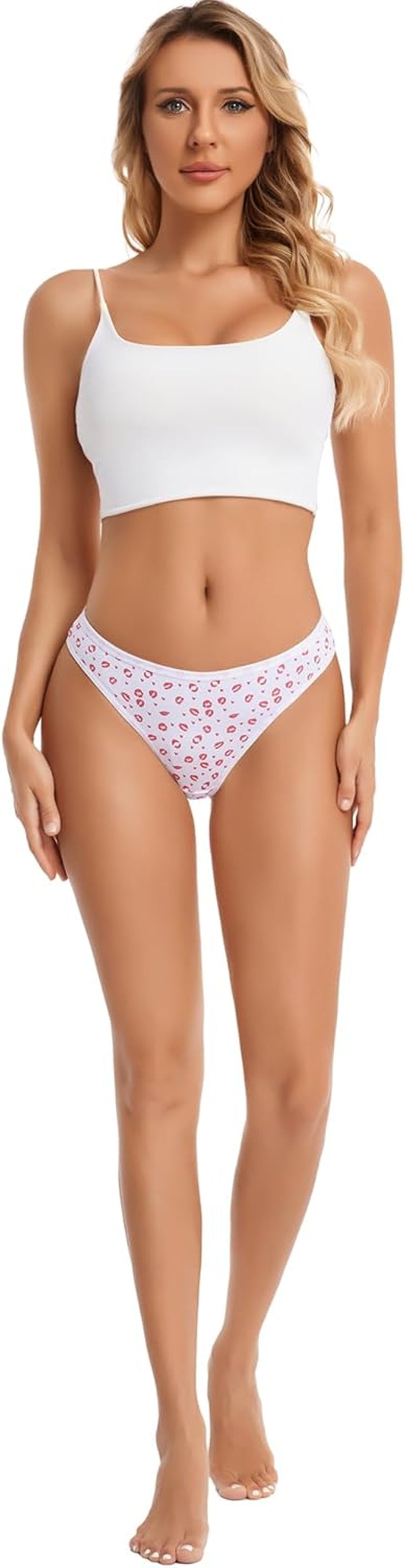 Model wearing comfortable ANZERMIX cotton thong panties