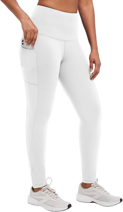 Baleaf Winter Clothing Women Leggings Fleece Lined Tights Thermal Warm Thick Cold Weather Gear 1 Pockets