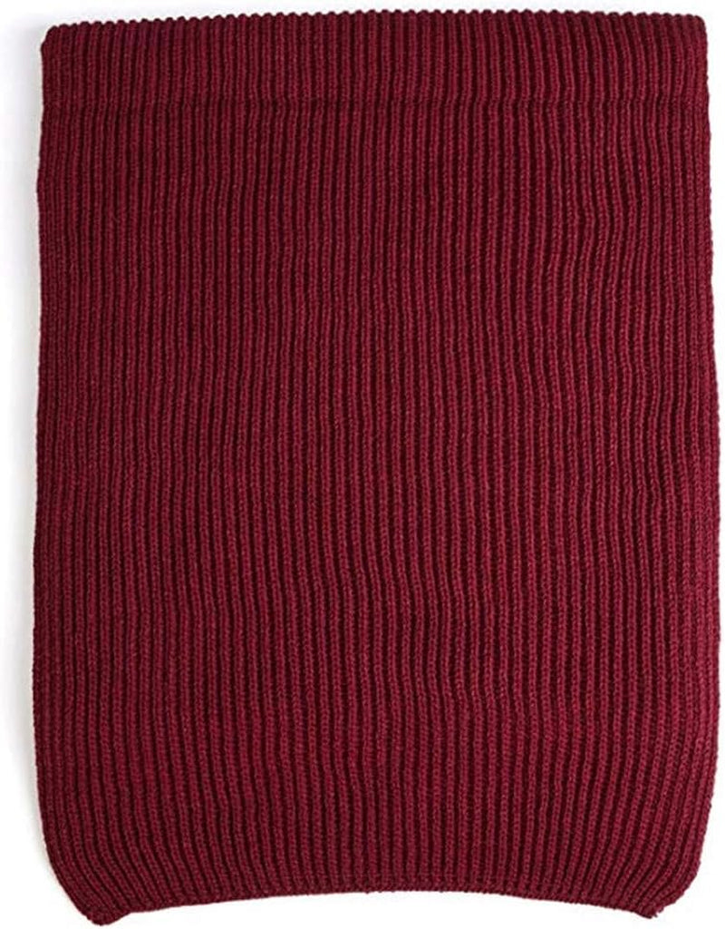 EONPOW Warm Autumn and Winter Scarf, Unisex Pure Color Winter Neck Warm Knitting Yarn Scarf