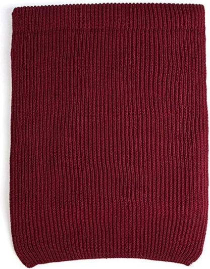 EONPOW Warm Autumn and Winter Scarf, Unisex Pure Color Winter Neck Warm Knitting Yarn Scarf