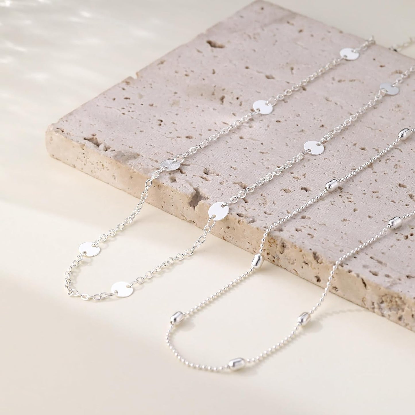 CAROVO Belly Waist Chain for Women 14K Gold Silver Plated Layered Body Chains Boho Cuban Figaro Pearl Heart Coin Satellite Bead Belly Chain Sexy Bikini Body Jewelry for Women Adjustable