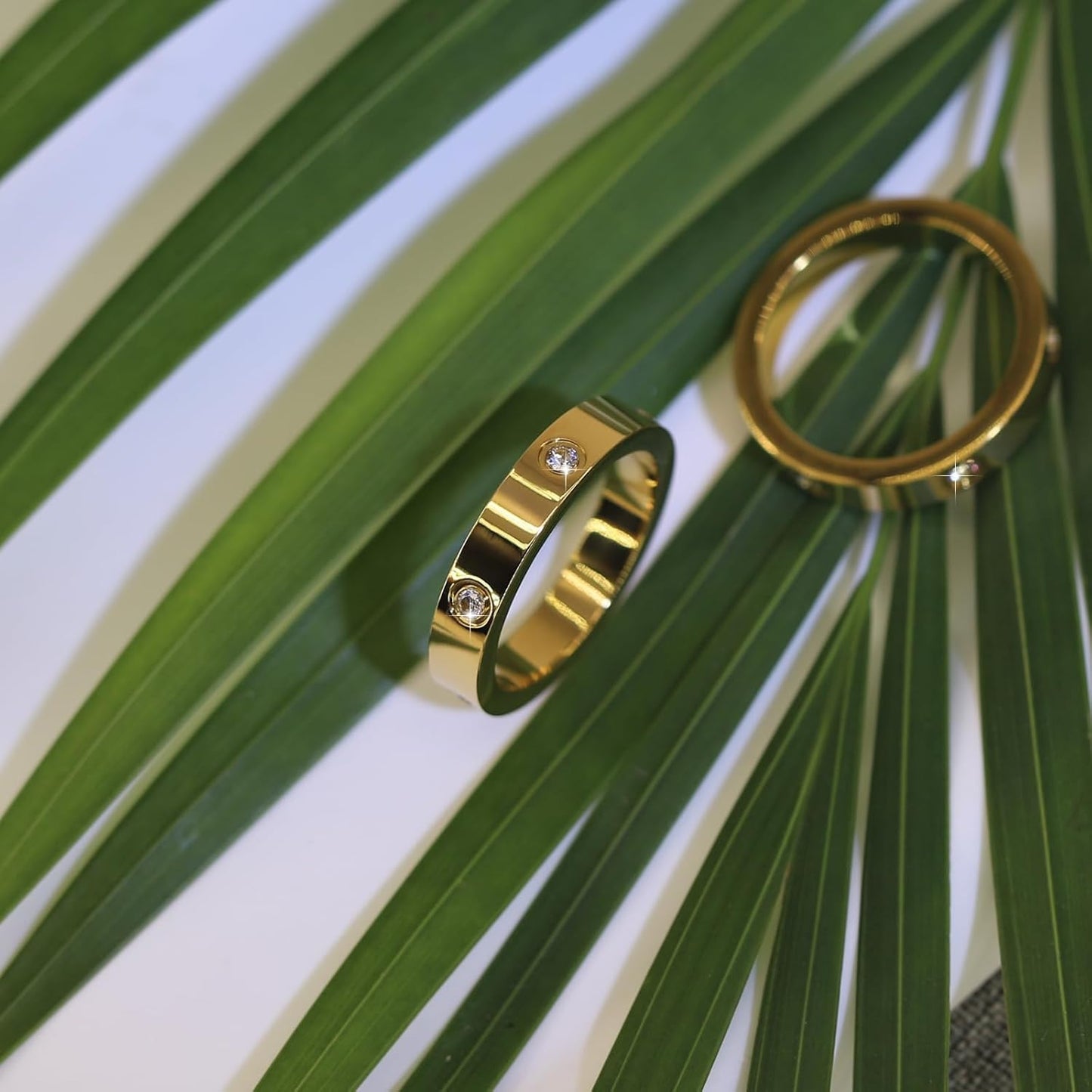 18K Gold Plated Jewelry Set for Women Men, Love Friendship Stainless Steel Bracelet with Rings Hinged Cubic Zirconia Oval Bangle, Best Gift for Mother'S Day Birthday Wedding Couples