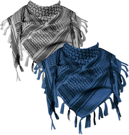FREE SOLDIER Scarf Military Shemagh Tactical Desert Keffiyeh Head Neck Scarf Arab Wrap with Tassel for Men Women