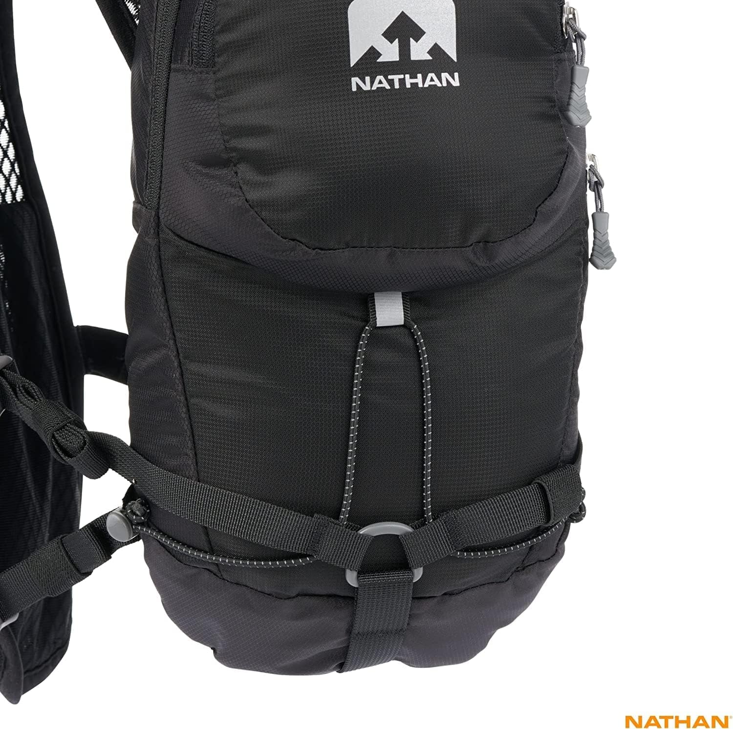 Patented 3-way harness distribution system on running vest for women