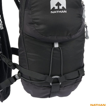 Patented 3-way harness distribution system on running vest for women