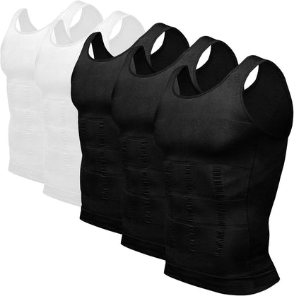 Thermal compression shirt mens body shaper sizing guide