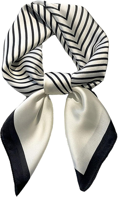 Neck Scarf for Womens Silky Head Scarves Hair Bandanas Square Scarf Fashion Accessories Lightweight