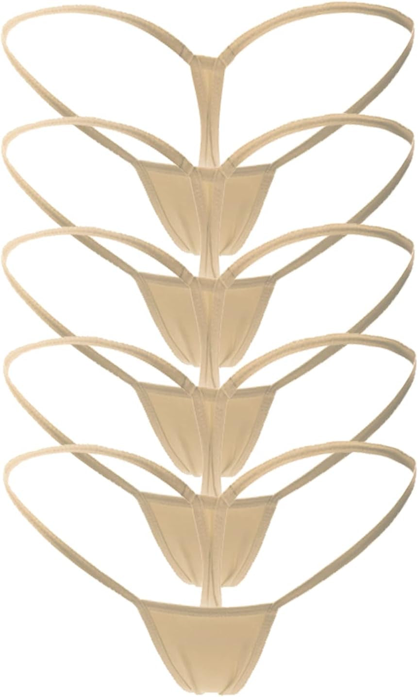 Assorted colors of womens micro g-string thongs