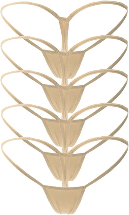 Assorted colors of womens micro g-string thongs