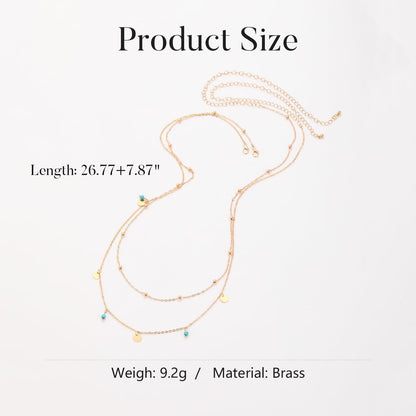 2 PCS Gold Waist Chains, Dual Layer Chain for Women, Sexy Body Chains Dainty Boho Style Layer Beach Waist Chain, Adjustable Bikini Belly Chains Jewelry Accessories for Women, Multiple Styles