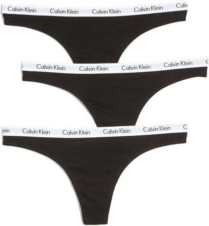Calvin Klein 3-pack thong underwear color options