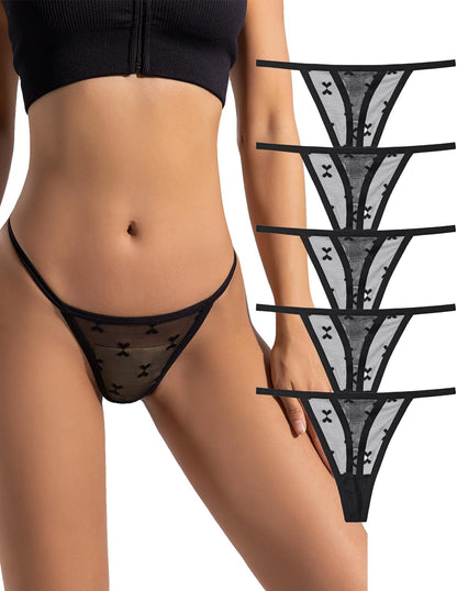 Justgoo women's g-string thongs variety pack styles