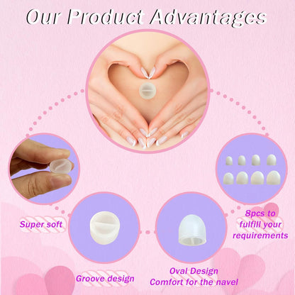 Soft comfortable belly button plugs for surgical recovery