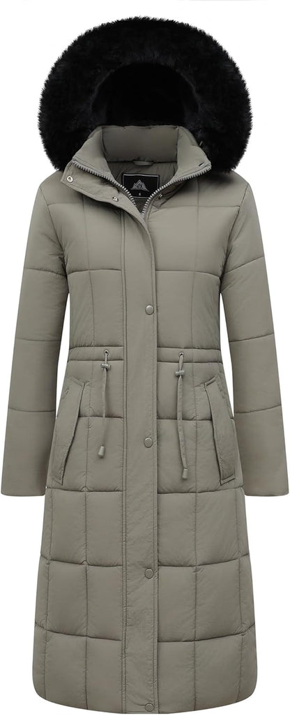 GOLDLADIES Women'S Winter Coat Long Waterproof Parka - Warm Snow Winter Jacket for Women, Cold Weather Outerwear